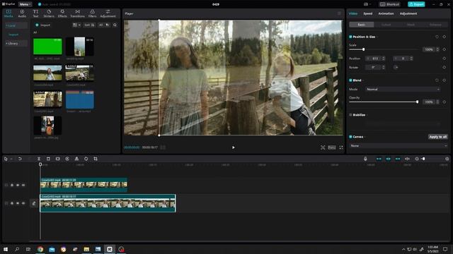 Create Split Screen | CapCut PC Tutorial смотреть онлайн