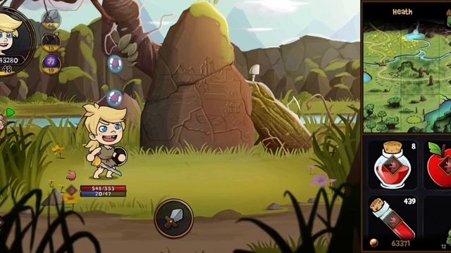 Hero Tale (новые вещи выбил и попытался открыть локацию)