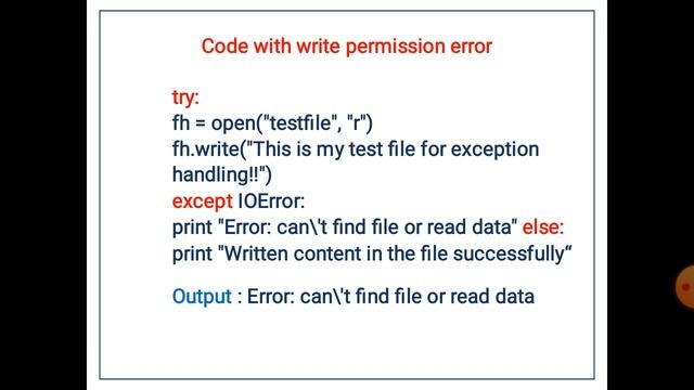 15.Exception handling in Python смотреть онлайн