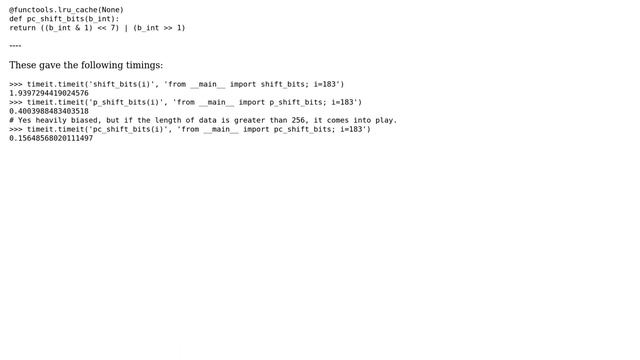 Code Review: Bit shifting in Python (4 Solutions!!) смотреть онлайн