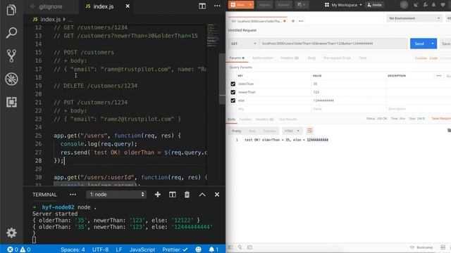 Class10 - Node.js - week 2 - pt.2 смотреть онлайн