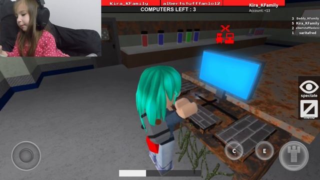 Roblox : RUN HIDE ESCAPE THE FACILITY WITH K FAMILY смотреть онлайн
