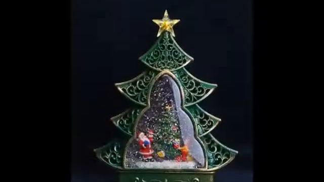 К8104 Новогодний светильник "Елочка"на батарейках с муз 30*22*9 см смотреть онлайн