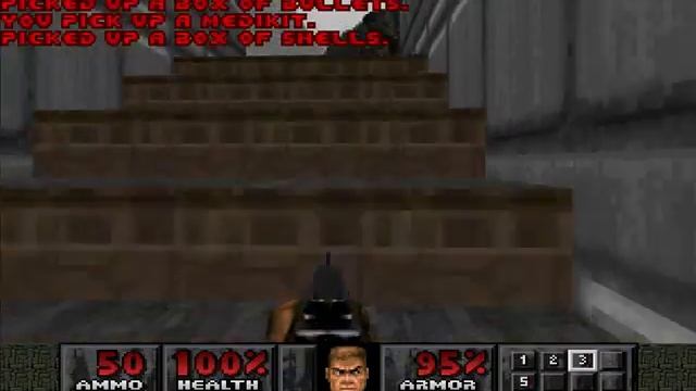 Playstation Doom TC - Hangar [E1M1] смотреть онлайн