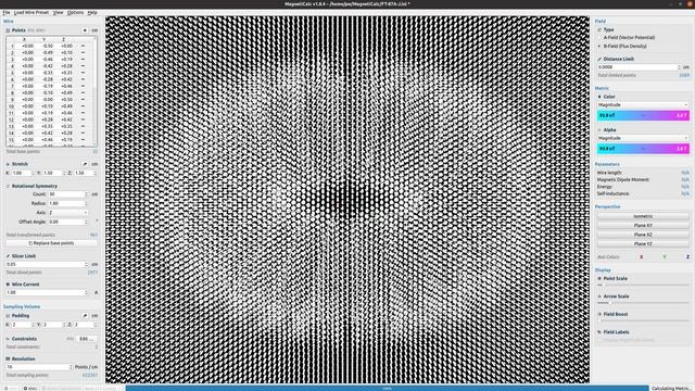 Magnetic Fields with Python + CUDA [MagnetiCalc v1.8.4] смотреть онлайн