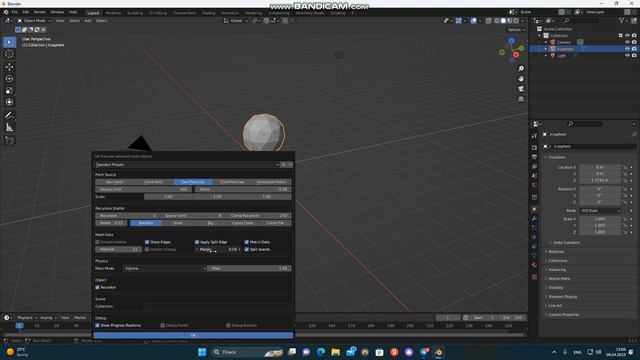 Blender 3D делаем разрушение объектов за минуту смотреть онлайн