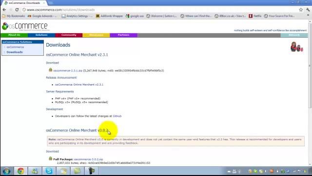 Download osCommerce Version 2.3.1 смотреть онлайн