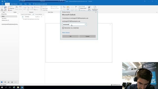 Outlook 2019 Setup For Exchange 2019 Mailboxes (Fasthosts Customers)
