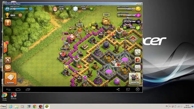 Clash of clans.Первое Видео. смотреть онлайн