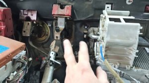 Полуразбор печки Mitsubishi Lancer 9