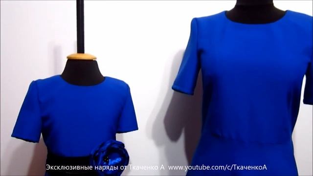 Платье Мама Дочка Крой Юбки Полусолнце! HAND MADE DIY ручная работа! смотреть онлайн