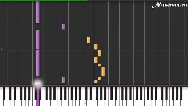Oceana - Cry Cry Piano Tutorial (Synthesia + Sheets + MIDI) смотреть онлайн
