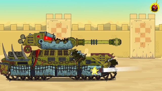 Мега танки VS Мега Босс - Мультики про танки смотреть онлайн