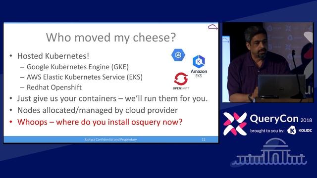 QueryCon 2018 | Milan Shah (UpTycs) - Osquery and Docker Containers смотреть онлайн