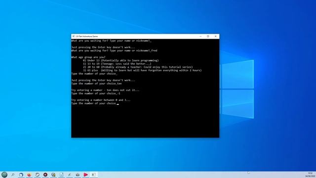 An Adventure Game in C#, Python and Lua Part 01 смотреть онлайн