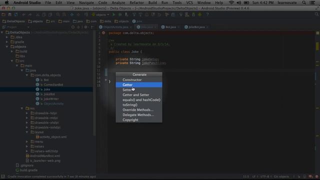 Setters, Getters And Auto Generation - Lec 36 смотреть онлайн