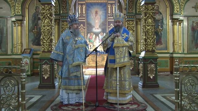 Слово архиепископа Юстиниана и епископа Максима в день Похвалы Пресвятой Богородицы смотреть онлайн