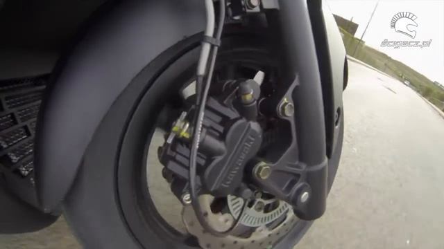 Kawasaki J300 - pierwszy skuter Zielonych - Test смотреть онлайн