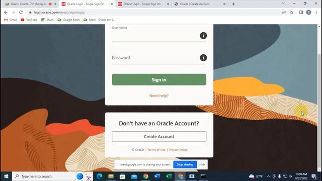 Oracle Account Sign In смотреть онлайн