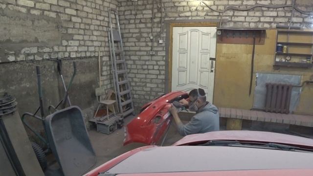 Полный ремонт Опель Корса D. Подготовка, покраска, сборка, готовый результат. смотреть онлайн