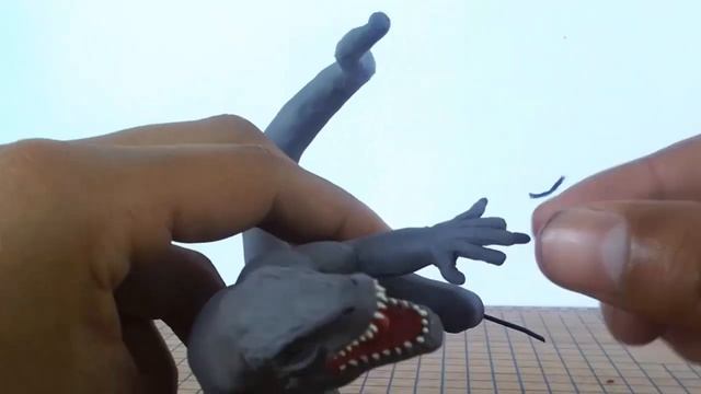 ZILLA (Godzilla 1998) With CLAY/PLASTILINA.