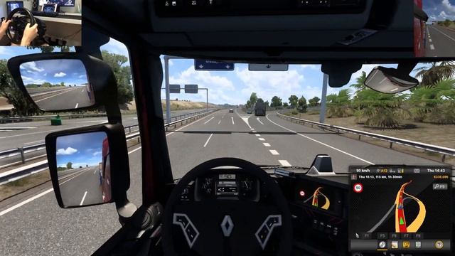 Euro Truck Simulator 2 - RENAULT T High Sleeper 440 hp (324kW) смотреть онлайн
