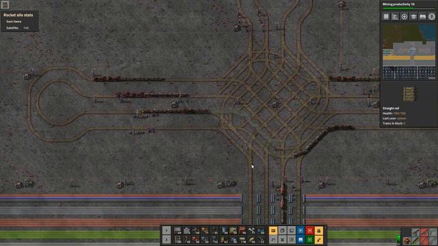 Factorio - Testing a Train Intersection смотреть онлайн
