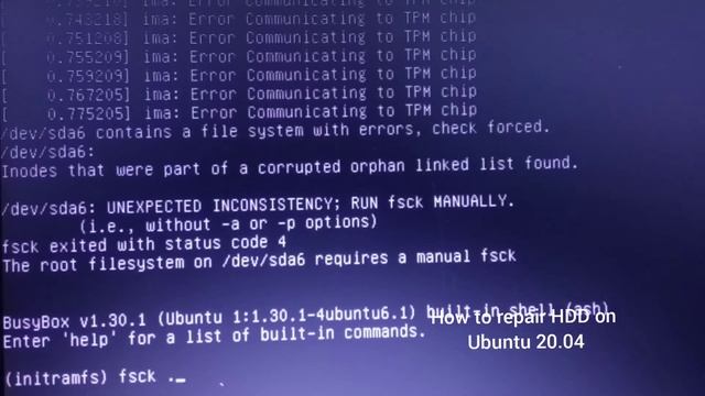 How to Repair Bad Superblock on Ubuntu 20.04 смотреть онлайн