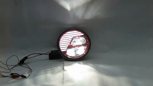 CrazyTheGod WRANGLERCJ-7CJ-8 WRANGLER SAHRA YJ/TJ,YJ,LJ 1976-present LED 7" Headlight RED for JEEP смотреть онлайн