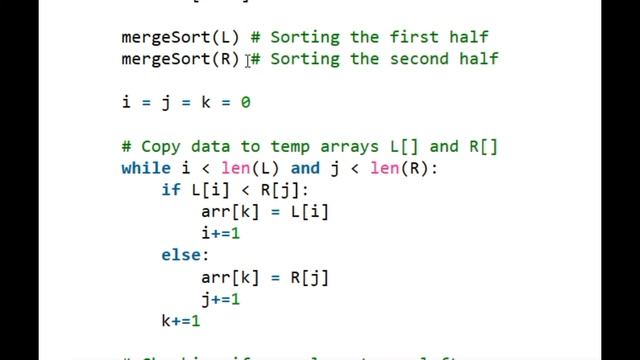 Mergesort смотреть онлайн
