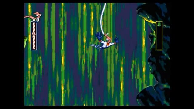 Sega Mega Drive 2 (Smd) 16-bit Earthworm Jim 1 part Snot a Problem Round 1-3