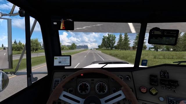 American Truck Simulator - Freightliner FLD from South Dakota to Iowa смотреть онлайн
