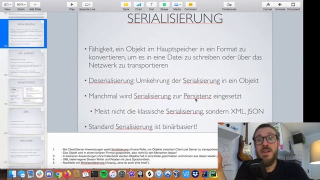 DHBW Java Vorlesung TINF19 - Kapitel 6 - Video 7 - Serialisierung und Annotations смотреть онлайн