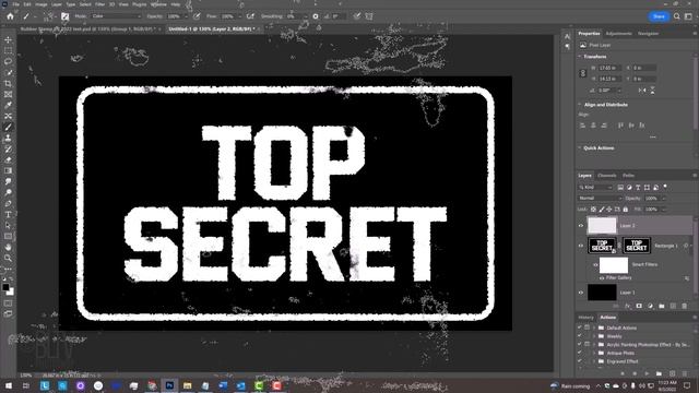 Photoshop: How to Create the Look of a RUBBER STAMP! смотреть онлайн