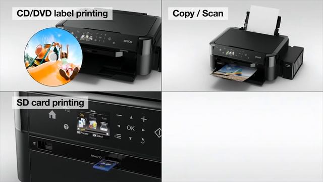 Epson L850-L810 All-in-One Ink Tank System Photo Printer for PVC ID Card -CD-DVD-Scan-Copy-Print смотреть онлайн