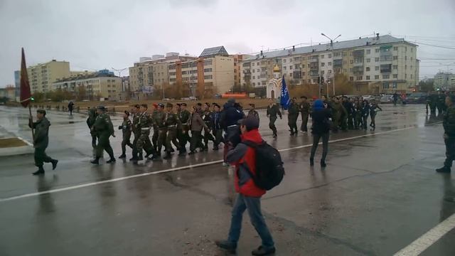 Закрытие третьего патриотического слета "юнармия" г.Якутск смотреть онлайн