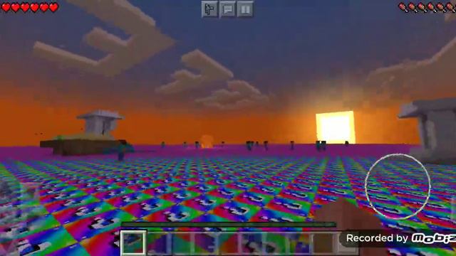 Плоский мир Лаки блоки в Minecraft смотреть онлайн