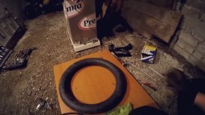 Ремонт колеса на питбайке Своими руками  #ПИТСЮН .2