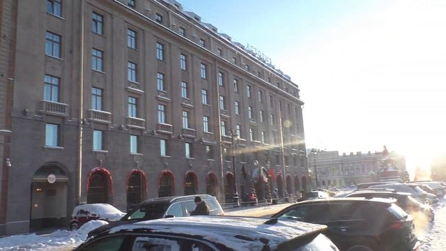 Пешком по Большой Морской улице.Зимний Санкт-Петербург смотреть онлайн