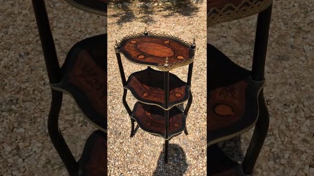 Антикварная этажерка с маркетри и бронзой 0508200002 смотреть онлайн