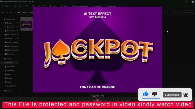 3D TEXT EFFECT PSD FILE - PART 24 Photoshop Tutorial смотреть онлайн