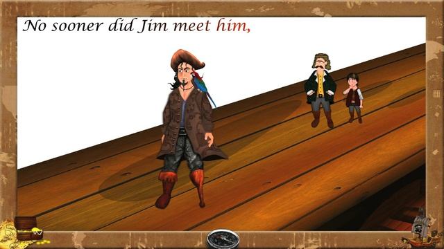 Treasure Island: An interactive story book for childern in english. смотреть онлайн