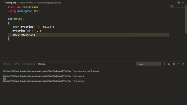 C++ Basics: CStrings - Assign Data смотреть онлайн