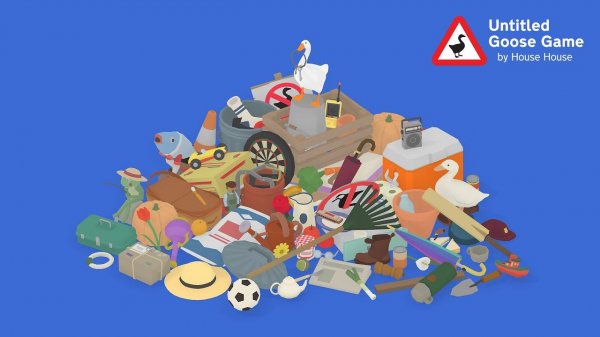 ВРЕДНЫЙ ГУСЬ! - Untitled Goose Game (прохождение#1)