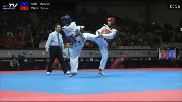 TAEKWONDO WTF. EUROPEAN CHAMPIONSHIP SENIORS BAKU 2014. SENIORS FEMALE A-73. FINAL (SRB-CRO) смотреть онлайн