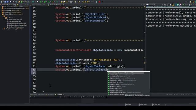 09. Uso de Métodos getters, setters y toString (Parte 03) | POO con Java смотреть онлайн