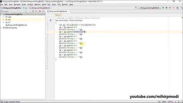 #264 Kotlin Tutorial | StringBuffer.append() смотреть онлайн