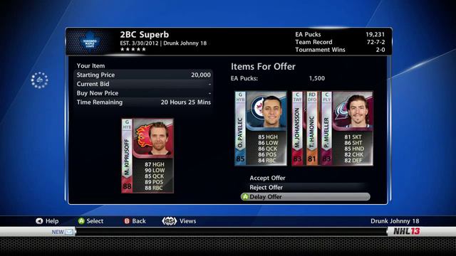 NHL 13: HUT Series - 2BCSuperb ep. 33 "Allstar Trade Day 1/3" смотреть онлайн