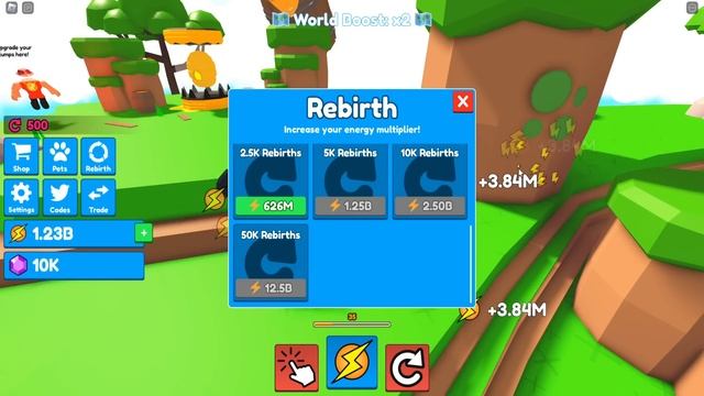 ЭВОЛЮЦИЯ КАЧКА от НУБА до ЧИТЕРА за 5 МИНУТ! Roblox Mighty Muscles Simulator смотреть онлайн