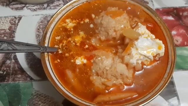 Вкусный суп с ФРИКАДЕЛЬКАМИ за 30минут.получается всегда вкусно! смотреть онлайн